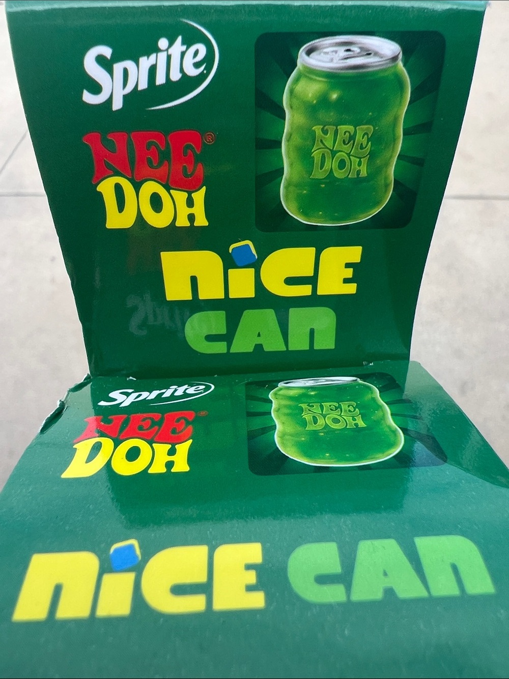 Sprite NeeDoh NiCE Can Suptid Squish Toy - Green - Picture 4 of 4